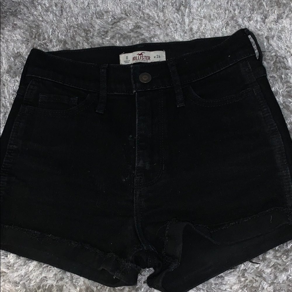 Black high waisted shorts
